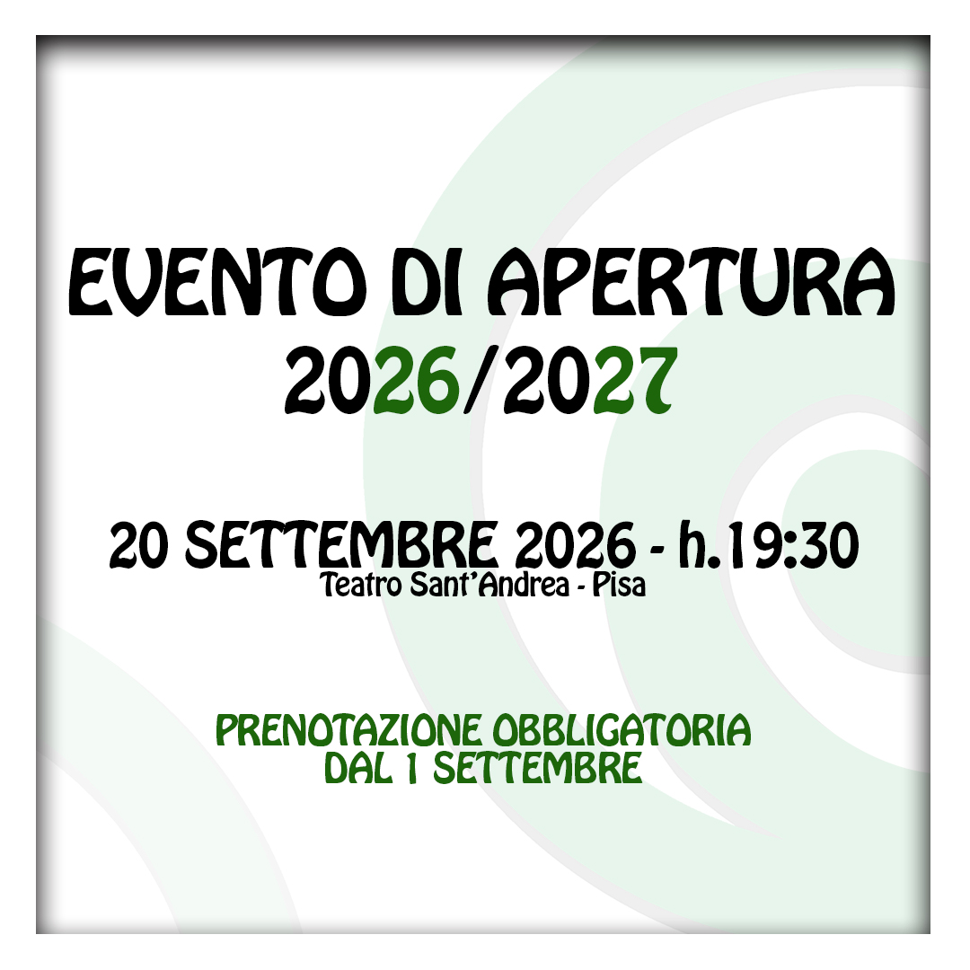 EVENTO DI APERTURA 2026/2027